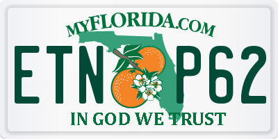 FL license plate ETNP62
