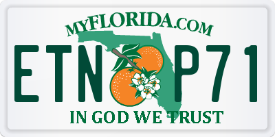 FL license plate ETNP71