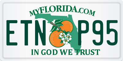 FL license plate ETNP95