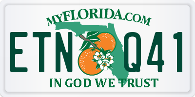 FL license plate ETNQ41