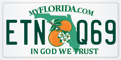 FL license plate ETNQ69