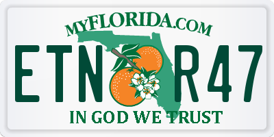 FL license plate ETNR47