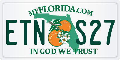 FL license plate ETNS27