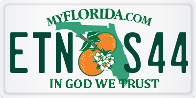 FL license plate ETNS44