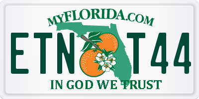 FL license plate ETNT44