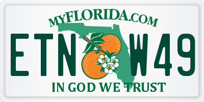 FL license plate ETNW49