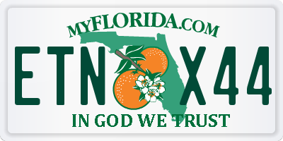 FL license plate ETNX44