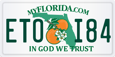 FL license plate ETOI84
