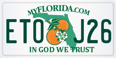 FL license plate ETOJ26