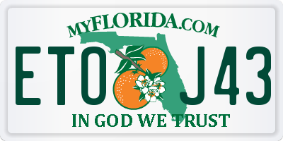 FL license plate ETOJ43
