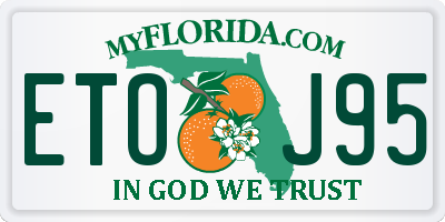 FL license plate ETOJ95
