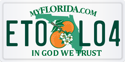 FL license plate ETOL04