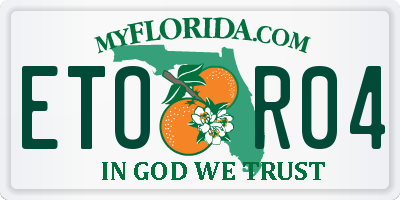 FL license plate ETOR04