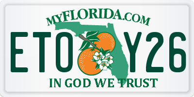 FL license plate ETOY26