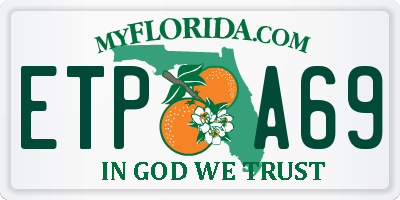 FL license plate ETPA69