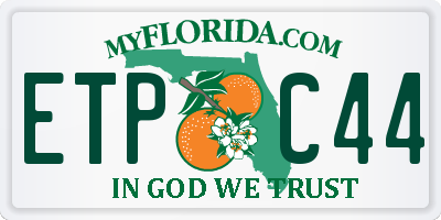 FL license plate ETPC44