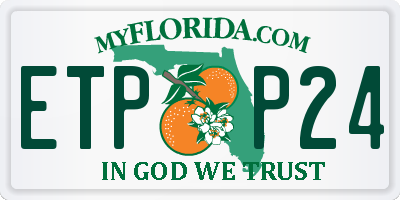 FL license plate ETPP24