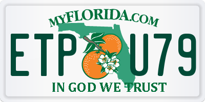 FL license plate ETPU79