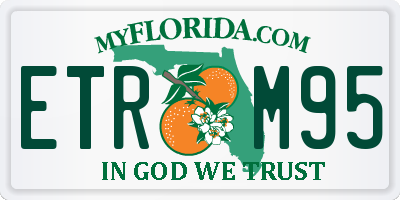 FL license plate ETRM95