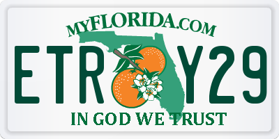 FL license plate ETRY29