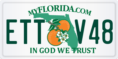 FL license plate ETTV48