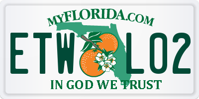 FL license plate ETWL02
