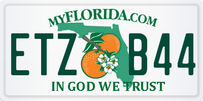 FL license plate ETZB44