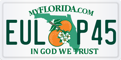 FL license plate EULP45