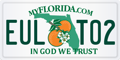 FL license plate EULT02