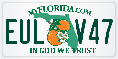 FL license plate EULV47