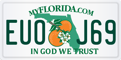 FL license plate EUOJ69