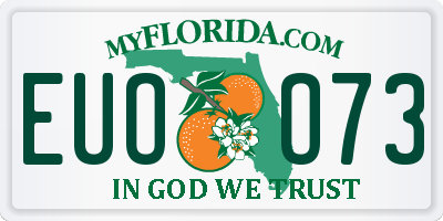 FL license plate EUOO73