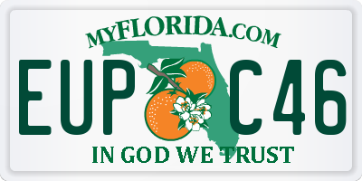 FL license plate EUPC46