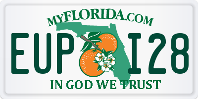 FL license plate EUPI28