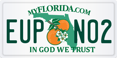 FL license plate EUPN02