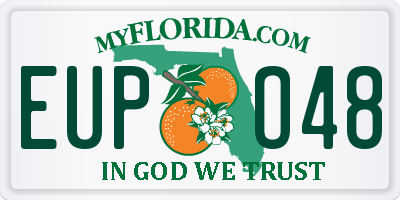 FL license plate EUPO48