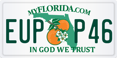 FL license plate EUPP46