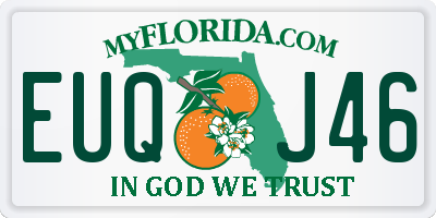 FL license plate EUQJ46