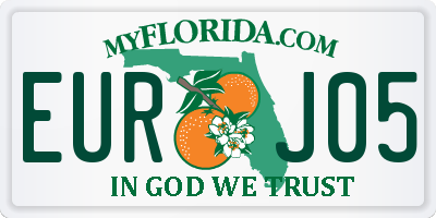 FL license plate EURJ05