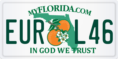 FL license plate EURL46