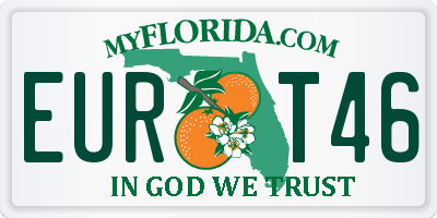 FL license plate EURT46