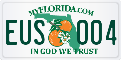 FL license plate EUSO04