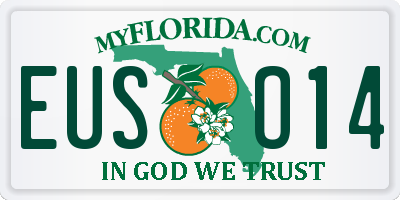 FL license plate EUSO14