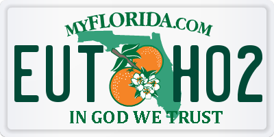 FL license plate EUTH02
