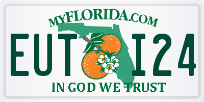 FL license plate EUTI24
