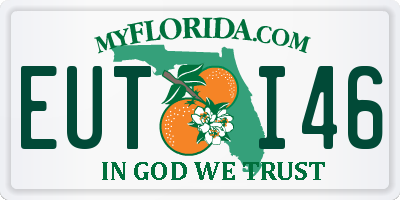 FL license plate EUTI46