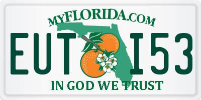 FL license plate EUTI53