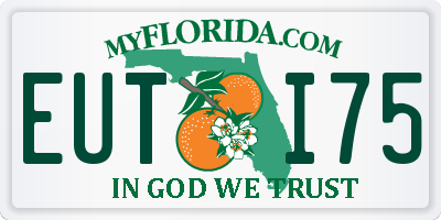 FL license plate EUTI75