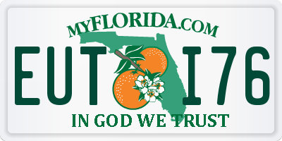 FL license plate EUTI76