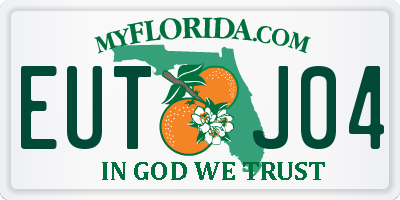 FL license plate EUTJ04